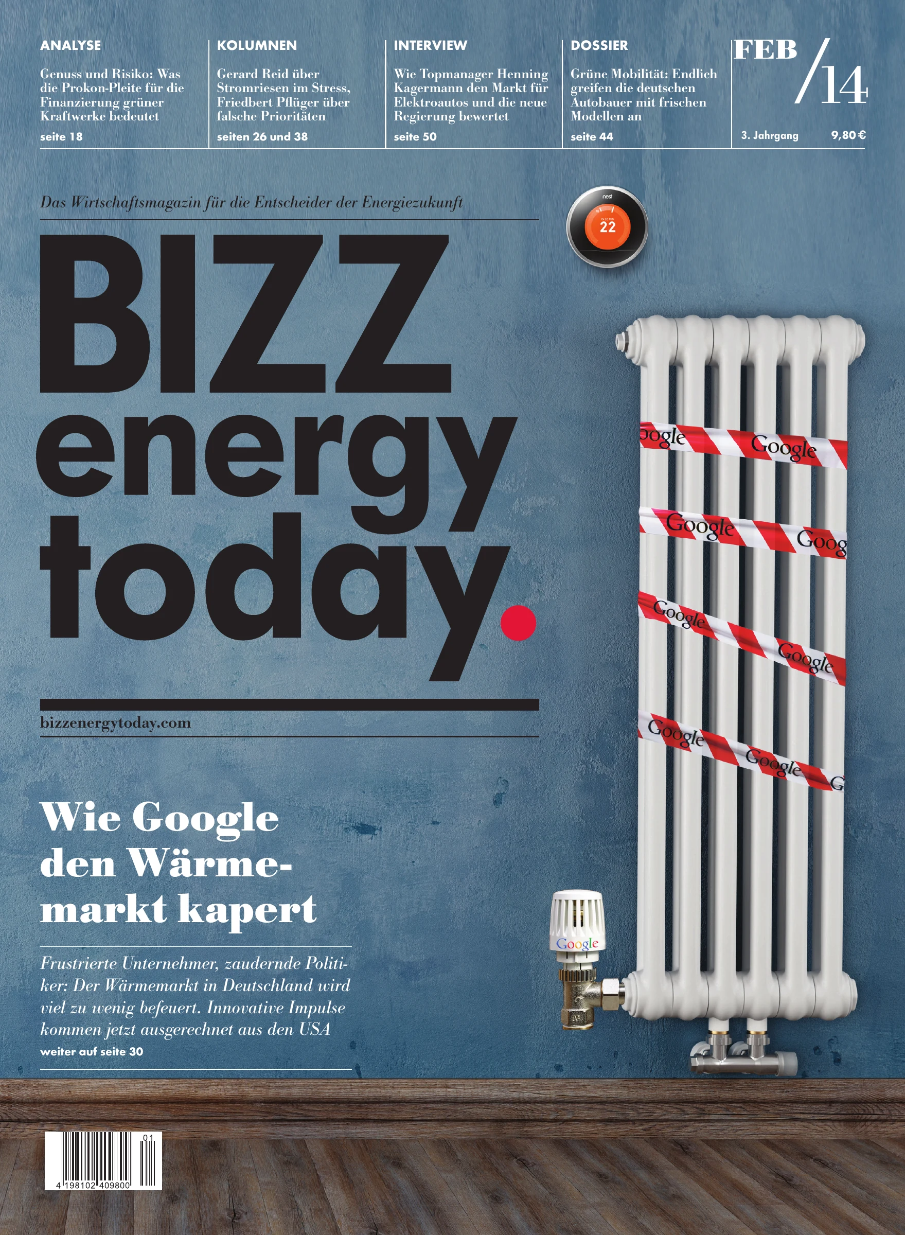 BIZZ energy Cover Februar 2014