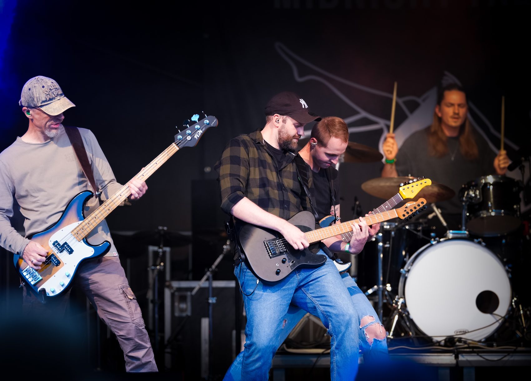 Midnight Falling – die Band live auf der Bühne